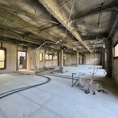 マンションリノベーション前のスケルトン状態