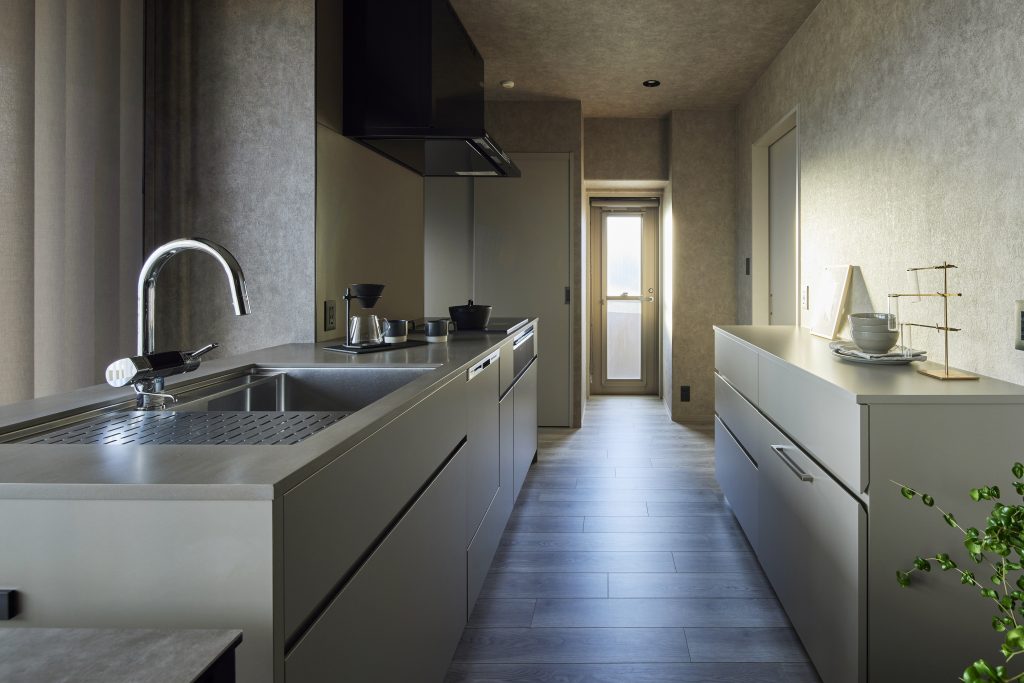 松岡製作所でつくったオーダーキッチンとカップボード