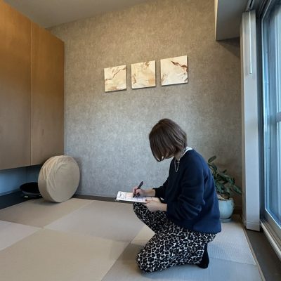 マンションリノベーションの1年点検に伺った様子