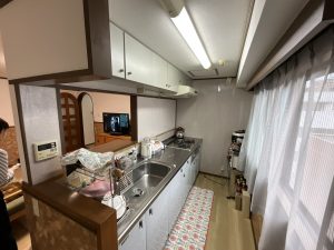 リノベーション前のキッチン空間