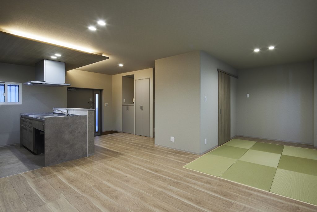 リノベーション後のLDK空間