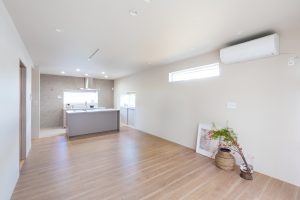 白を基調にしたLDK空間