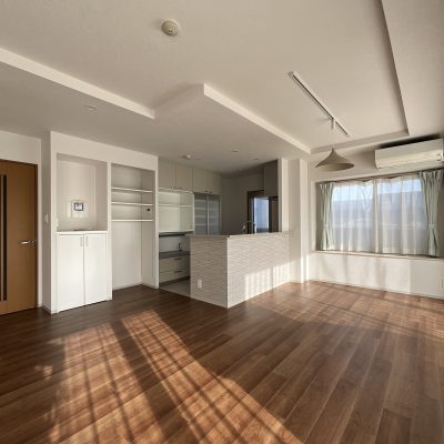 リノベーション後のLDK空間