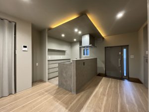 リノベーション後のキッチン空間