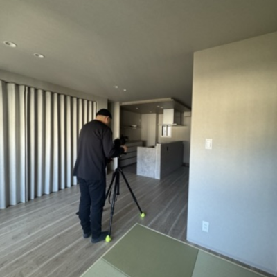 完成写真撮影の様子