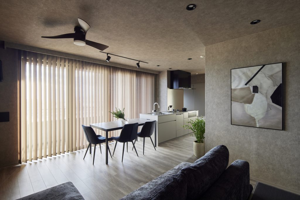 インテリアコーディネート後のLDK空間