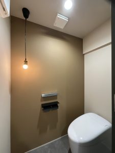 リノベーション後のトイレ空間