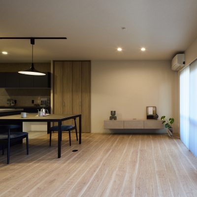 リノベーション後のLDK空間