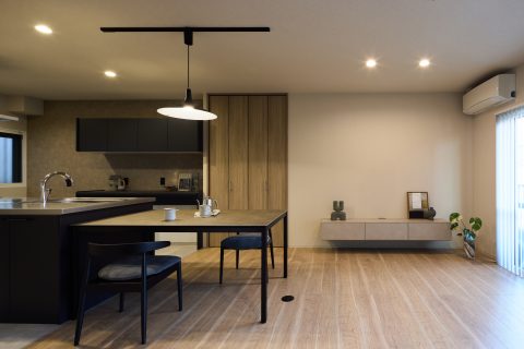 リノベーション後のLDK空間