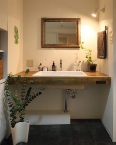 リフォーム後の洗面空間