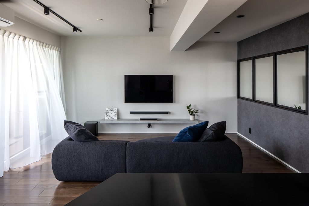 落ち着いたリビング空間