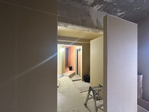 マンションリノベーション石膏ボード張り
