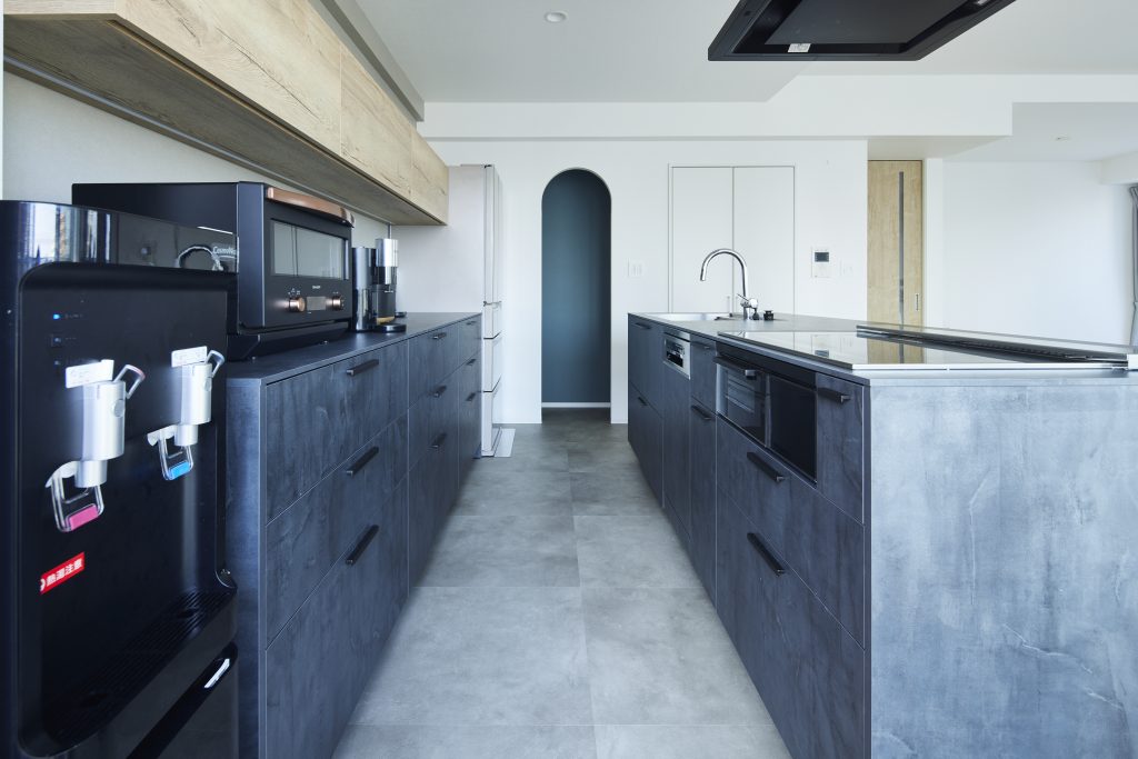 リノベーション後のキッチン空間