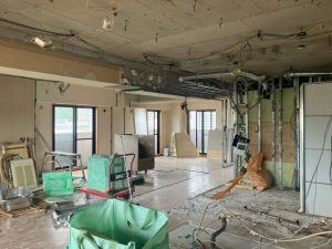 解体工事3日目の様子