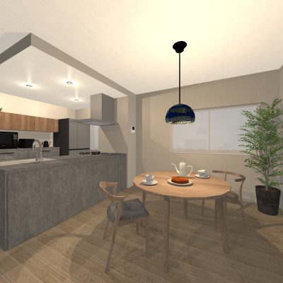 初回のご提案時用に作成したイメージパース